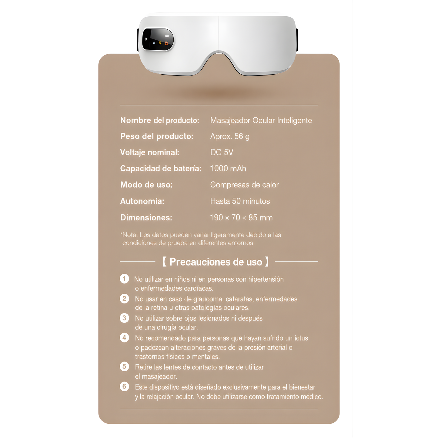 Masajeador Ocular 4D